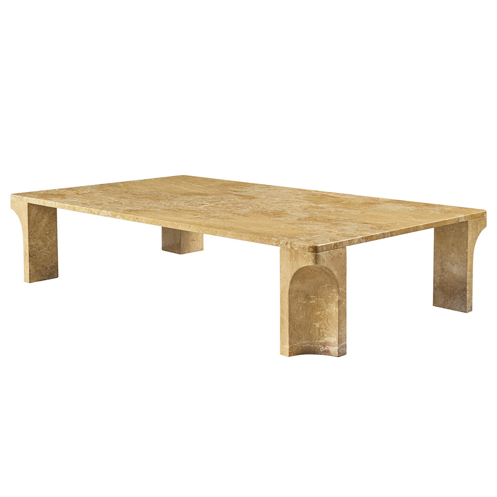 10152605_F3Q_Doric Coffee Table_140x80_Honey Amber Marble